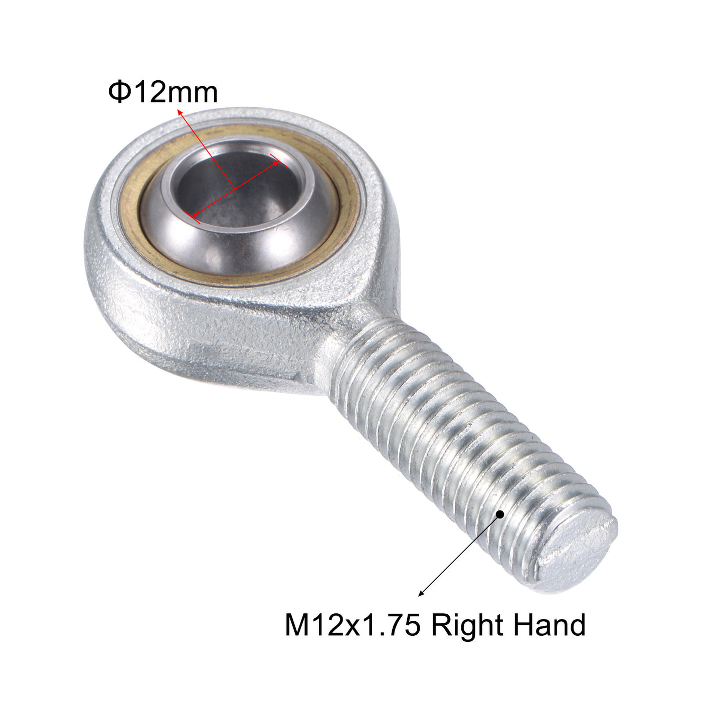uxcell Uxcell SA5TK POSA5 Rod End Bearing 5mm Bore M5x0.8 Right Hand Male Thread