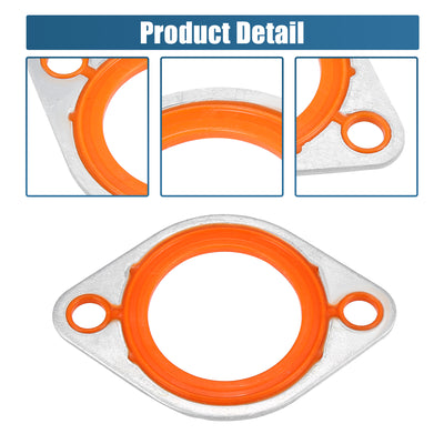 Harfington Aluminum Silicone Thermostat Water Neck Thermostat Housing Gasket Seal Replacement for Chevy SBC BBC 265 283 305 327 350 383 396 400 427 454 472 500