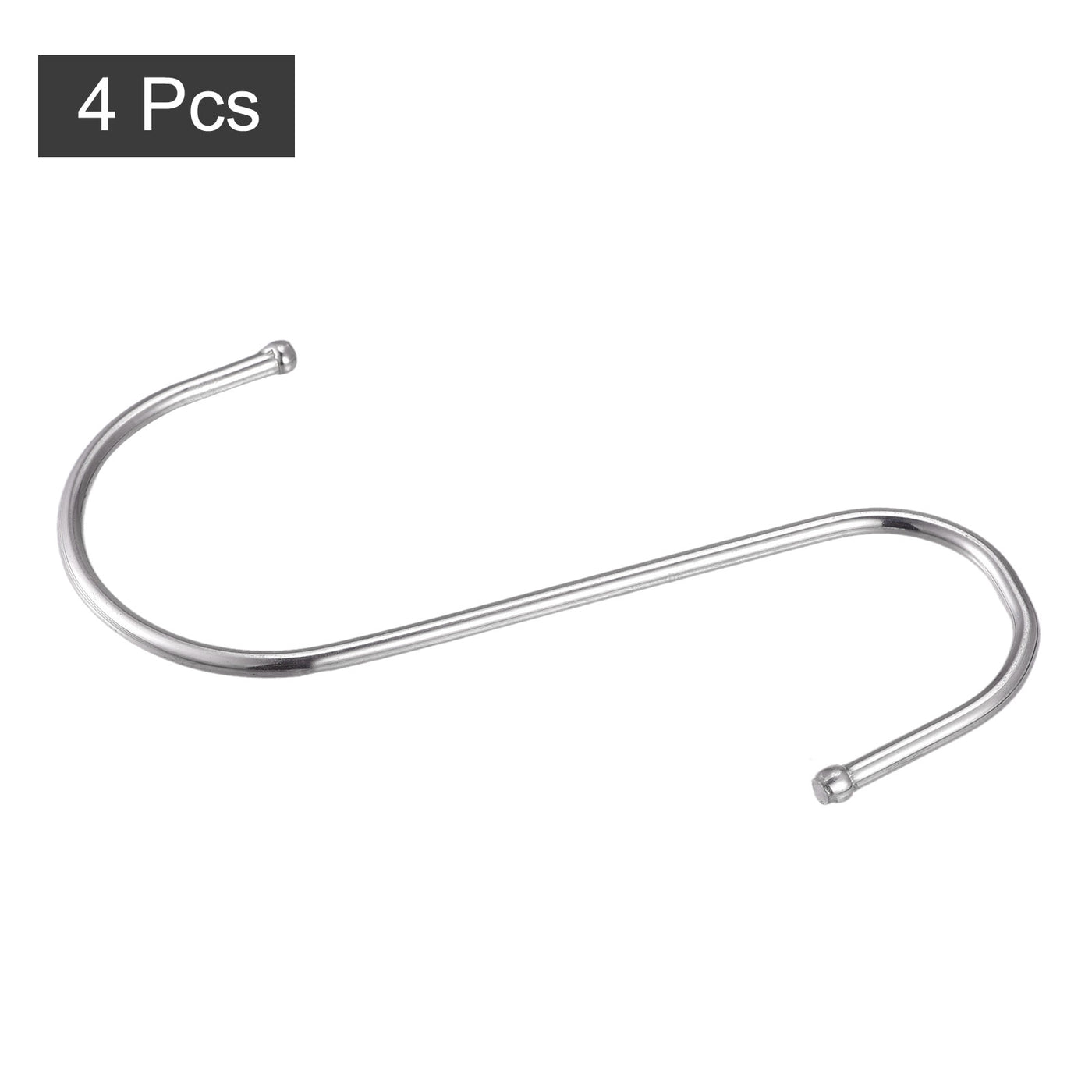 uxcell Uxcell S Hooks Stainless Steel Hangers for Hanging Kitchenware, Bathroom Supplies