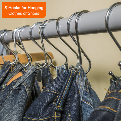 Harfington S Hooks Stainless Steel Hanger for Hanging Kitchenware, Bathroom Supply