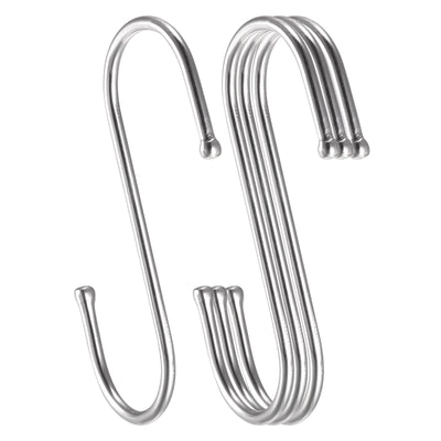 Harfington Uxcell S Hooks Stainless Steel Hanger for Hanging Kitchenware, Bathroom Supplies, Apparel