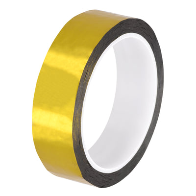 Harfington Gold Tone Metalized Tape 1 Inch x 55 Yards Decoration Tape for DIY