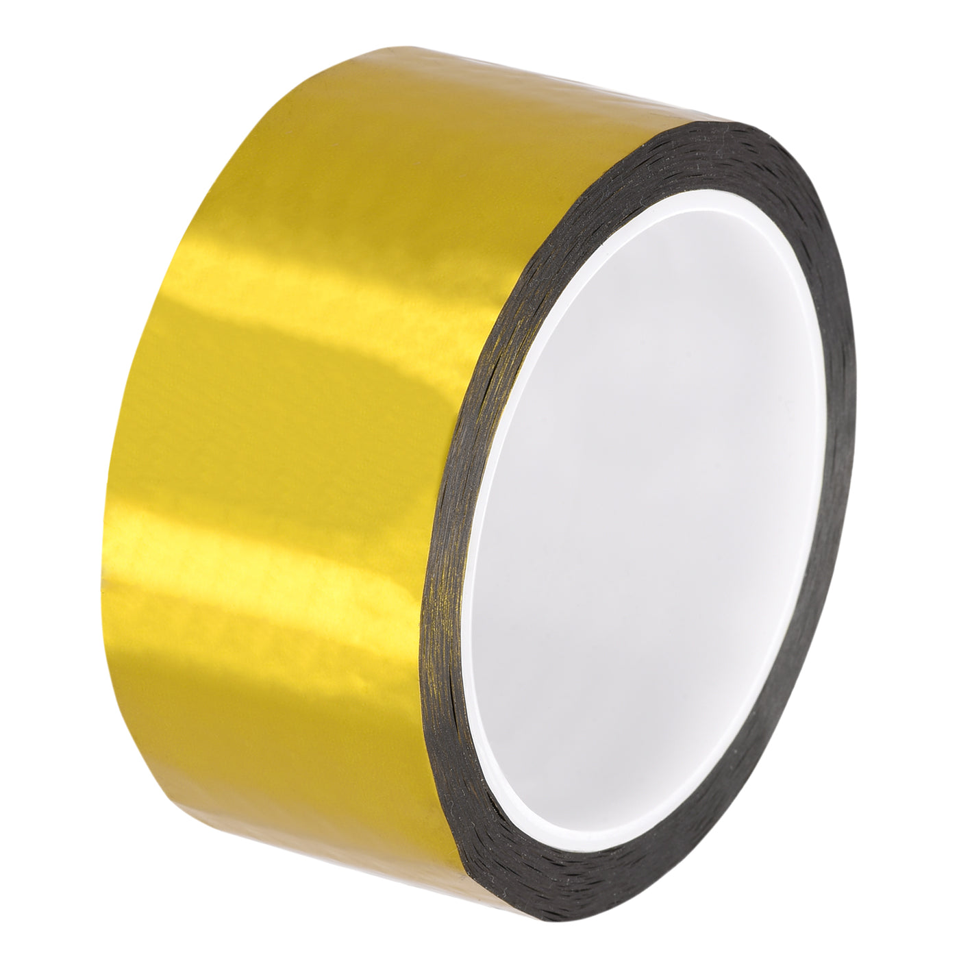 Harfington Gold Tone Metalized Tape 1.6 Inch x 55 Yards Decoration Tape for DIY