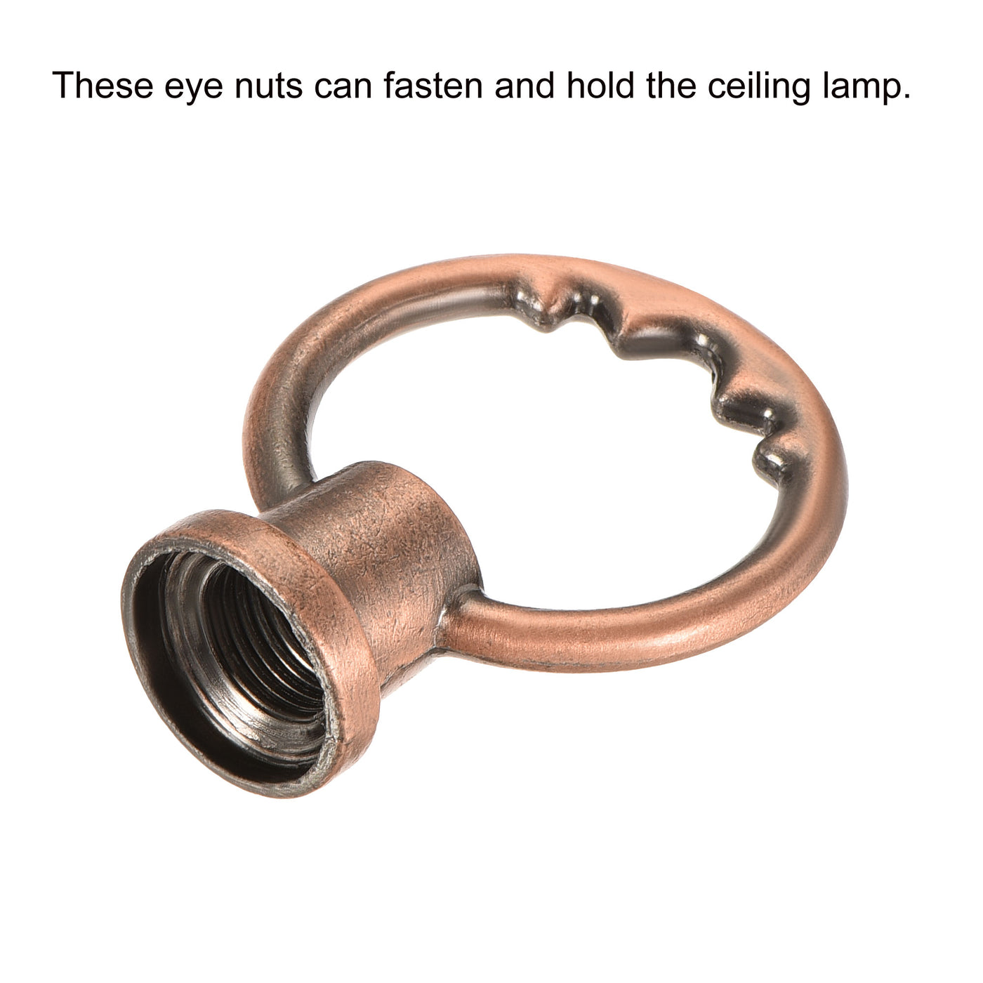 Harfington Eye Nut Load Thread Ring Shape Female Loop for Hanging Lamp Chandelier