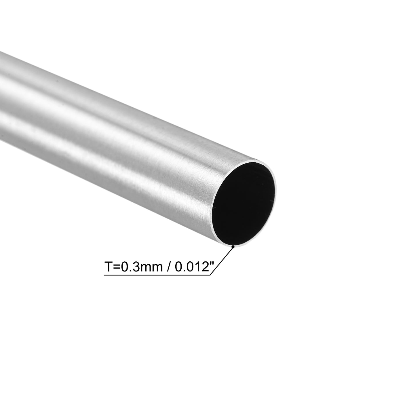 uxcell Uxcell 304 Stainless Steel Seamless Straight Tubing Tubes
