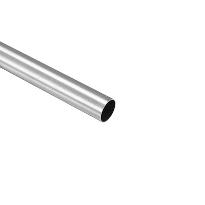 Harfington Uxcell 304 Stainless Steel Round Tube 15mm OD 0.5mm Wall Thickness 250mm Length 2 Pcs
