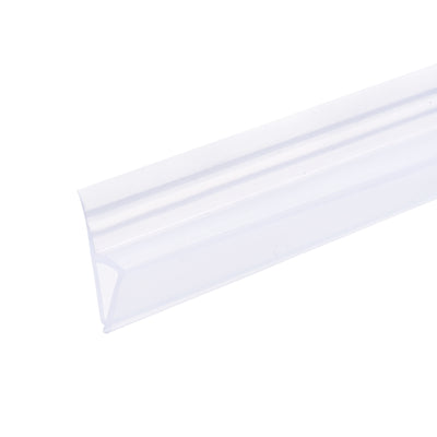 Harfington Uxcell Frameless Glass Shower Door Sweep 177.17" for 1/4"(6mm) Glass H-Type Seal Strip