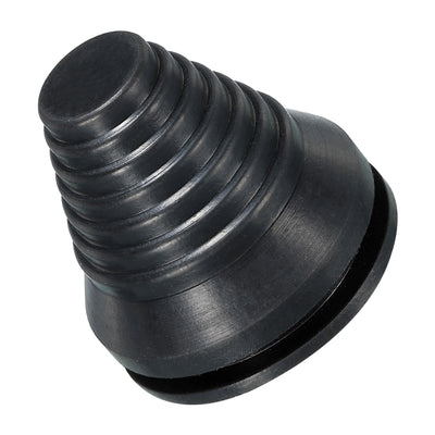 Harfington Rubber Grommet Mount Hole 35 mm Conical for Wire Protection of Thick Plate, Pack of 12