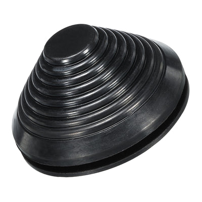 Harfington Rubber Grommet Mount Hole 80 mm Conical for Wire Protection of Thick Plate, Pack of 8