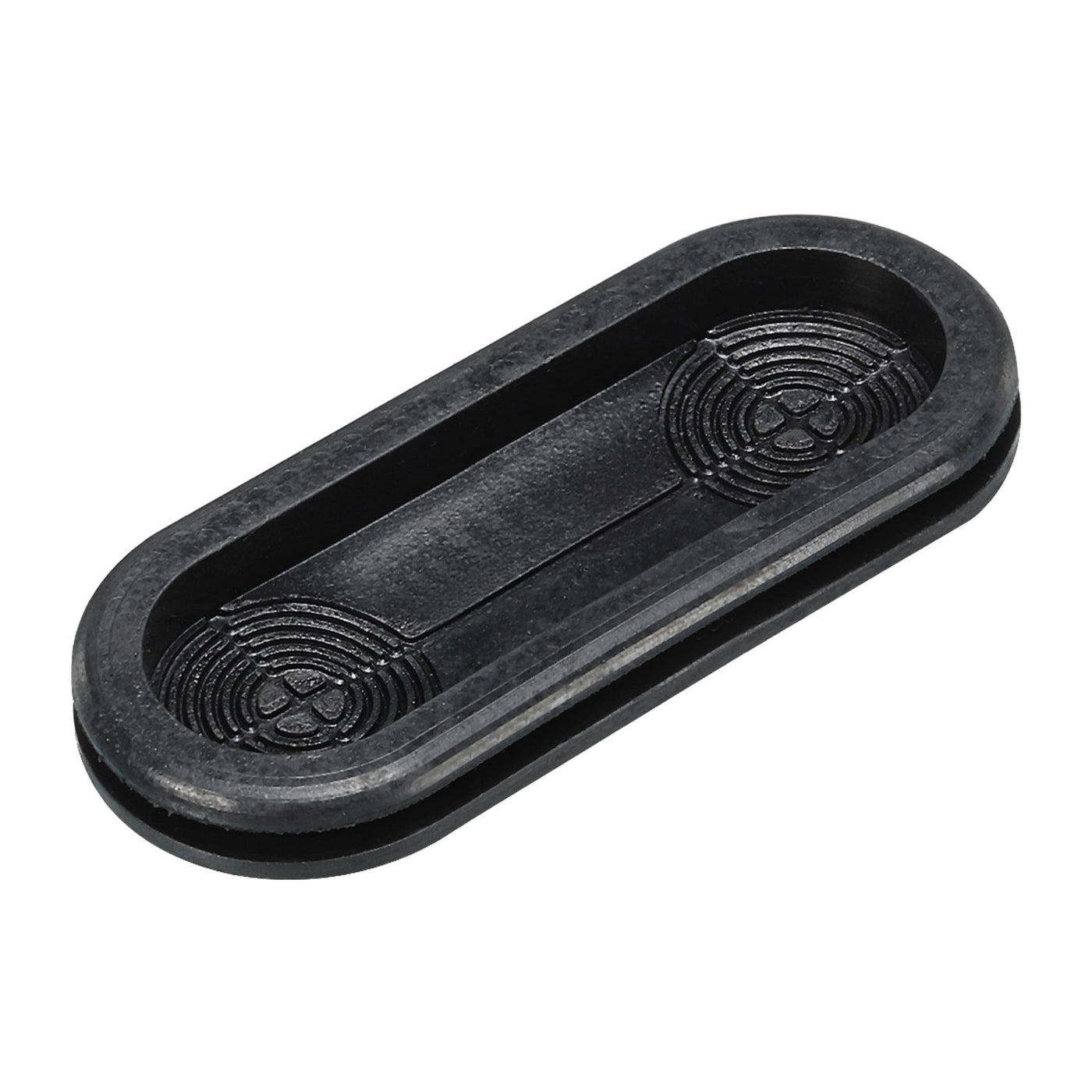 Harfington Rubber Grommet Mount Size 30 x 85mm Oval Double-Sided for Wire Protection, Pack of 6