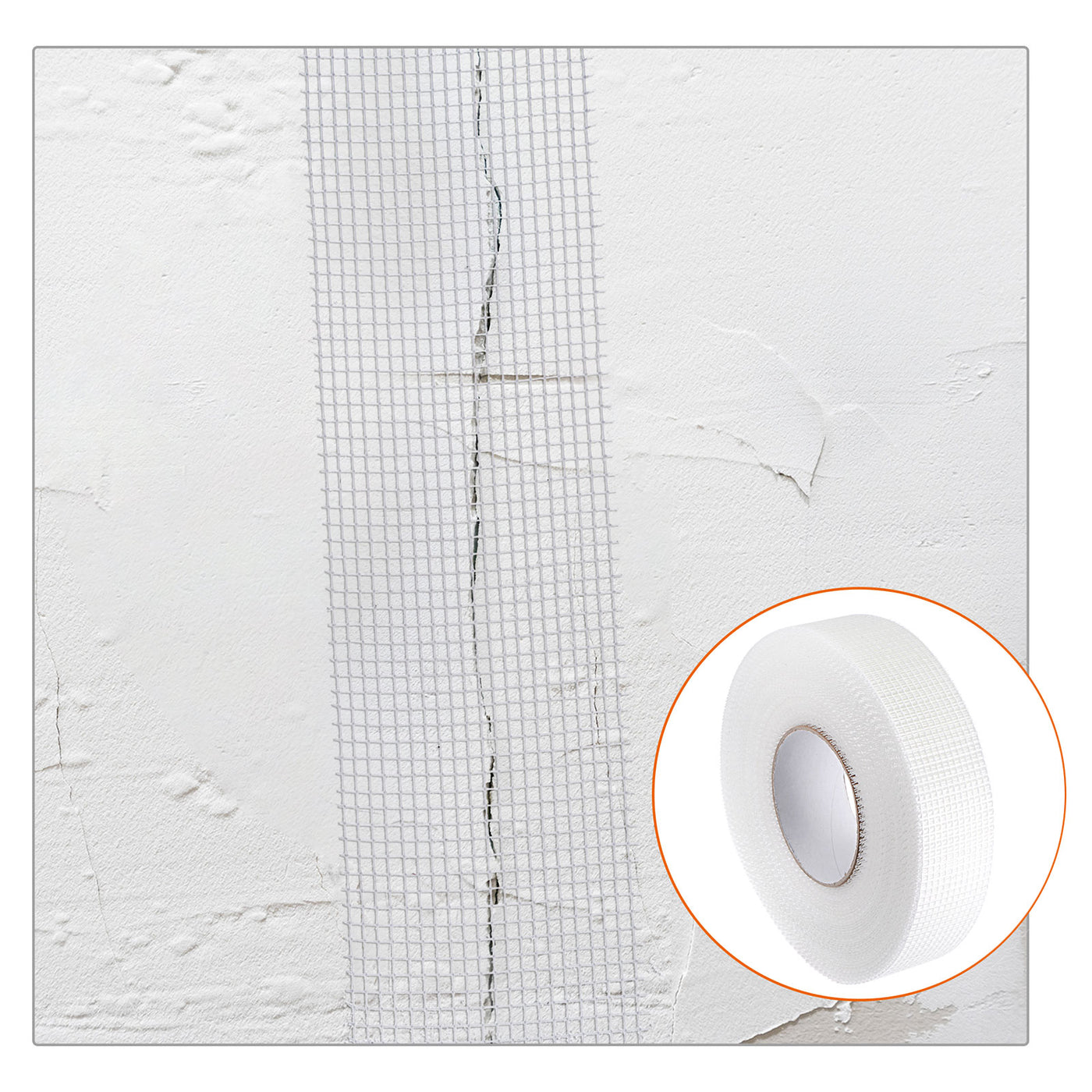 uxcell Uxcell Drywall Joint Tape Self-Adhesive Fiberglass