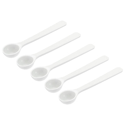 Harfington Micro Spoons 1 Gram Measuring Scoop Plastic Round Bottom Mini Spoon 15Pcs
