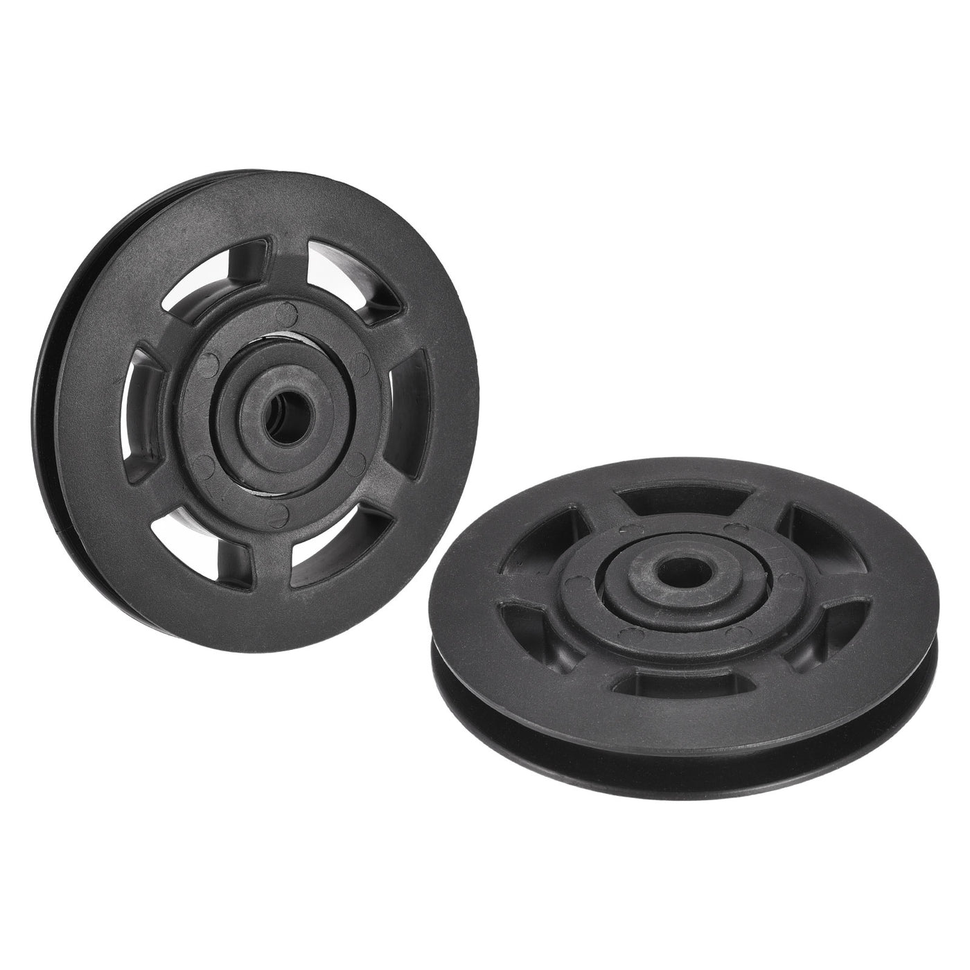 uxcell Uxcell 2pcs 96mm Bearing Pulley Wheel Cable Fitness Equipment Accessories