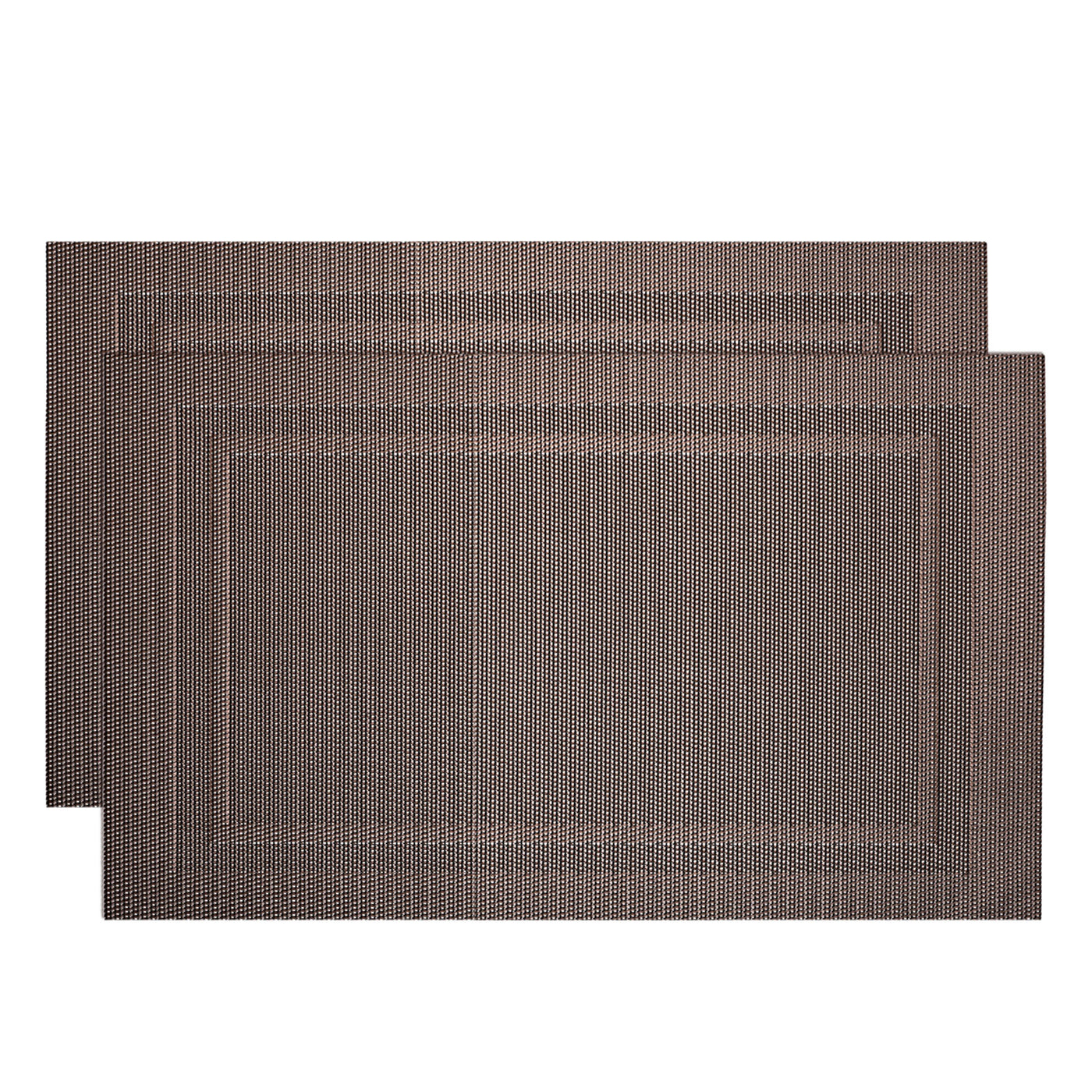 uxcell Uxcell Place Mats, 450x300mm Table Mats Set of 2 PVC Washable Woven Placemat Coffee