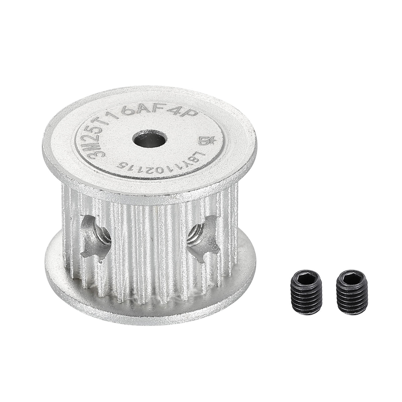 Harfington 3M25 Teeth Timing Pulley Synchronous Wheel Belt Drive Gear with M4 Screw 4mm Bore for Belt, 3D Printer, CNC