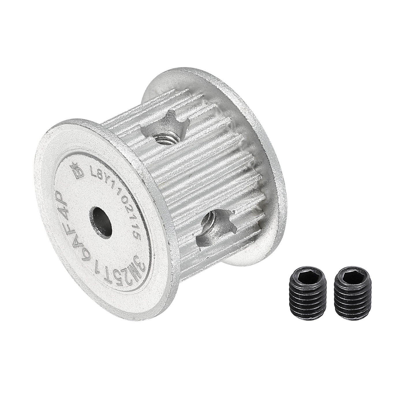 Harfington 3M25 Teeth Timing Pulley Synchronous Wheel Belt Drive Gear with M4 Screw 4mm Bore for Belt, 3D Printer, CNC