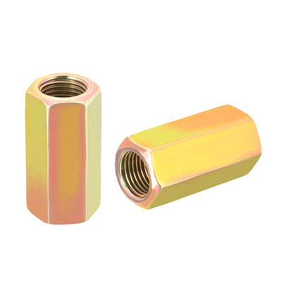 Harfington Hex Coupling Nut Length Sleeve Stud Rod Adapters Pipe Connectors Colorful