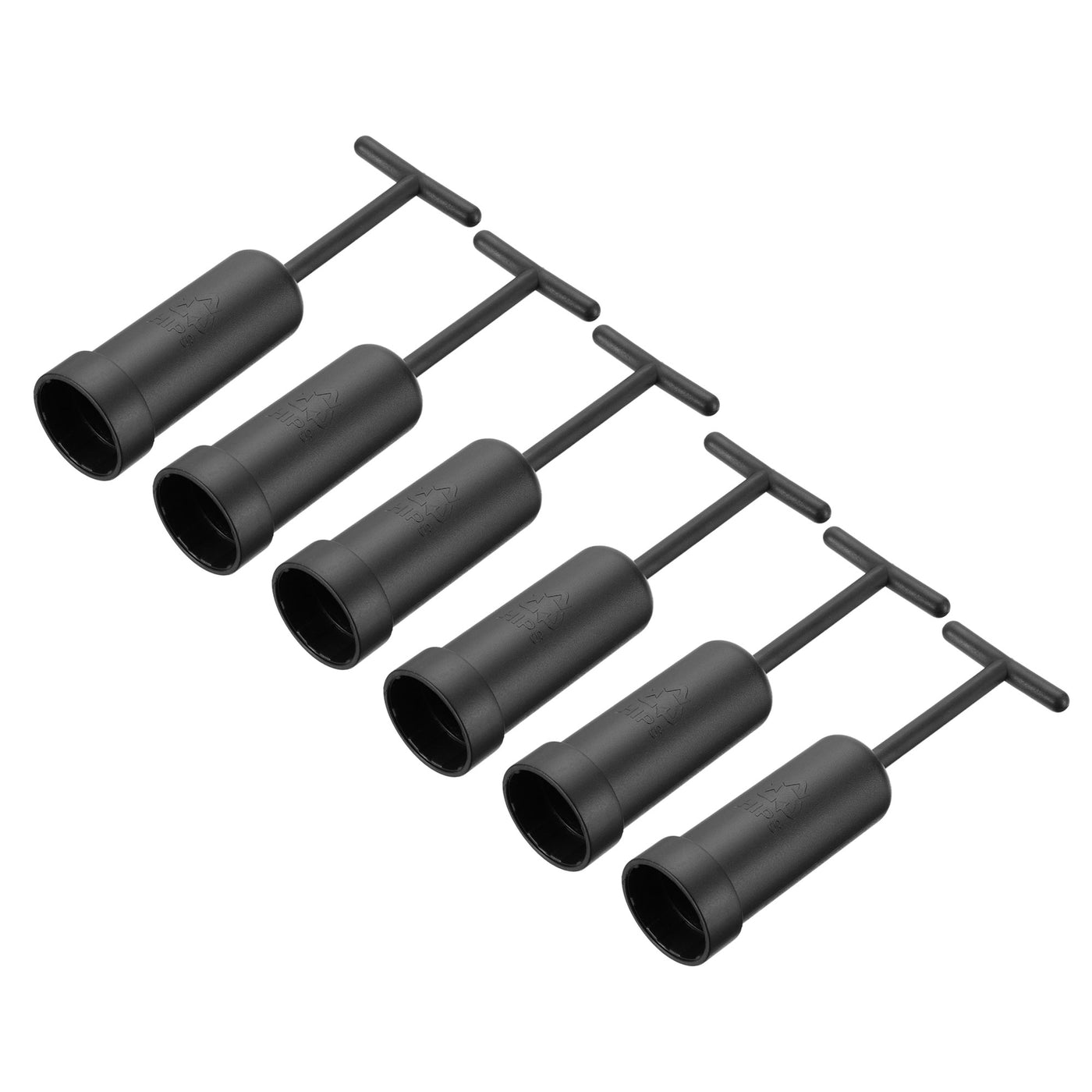 Harfington G9 Socket Ring Removal Tool Light Replacing Accessories, Black PVC, Pack of 6