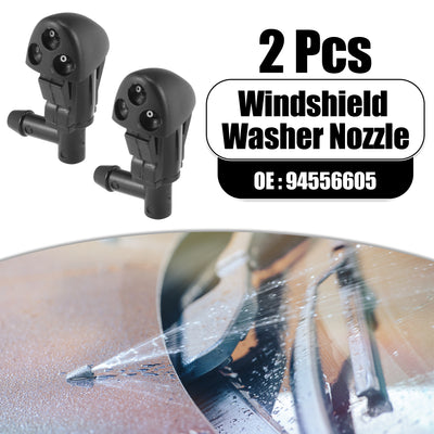 Harfington Front Windshield Washer Nozzles Wiper Spray for Chevrolet Cruze 2009-2014 Replaces 94556605 2pcs