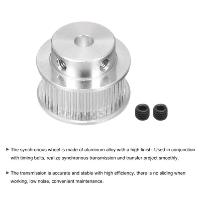 Harfington Timing Pulley, Aluminium Synchronous Wheel for 3D Printer, CNC