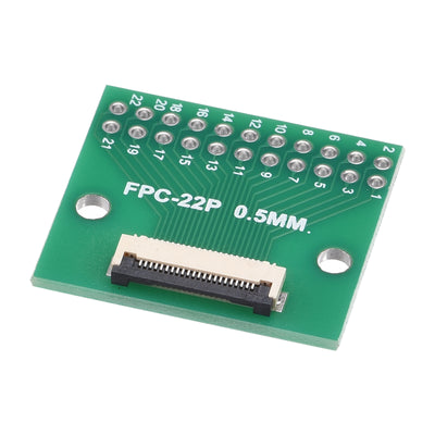 Harfington FFC FPC PCB Converter Board 22 Pin 0.5mm Pitch to DIP 2.54mm Single Side