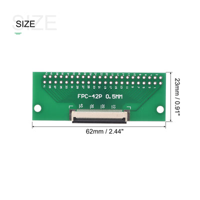 Harfington FFC FPC PCB Converter Board 42 Pin 0.5mm Pitch to DIP 2.54mm Single Side
