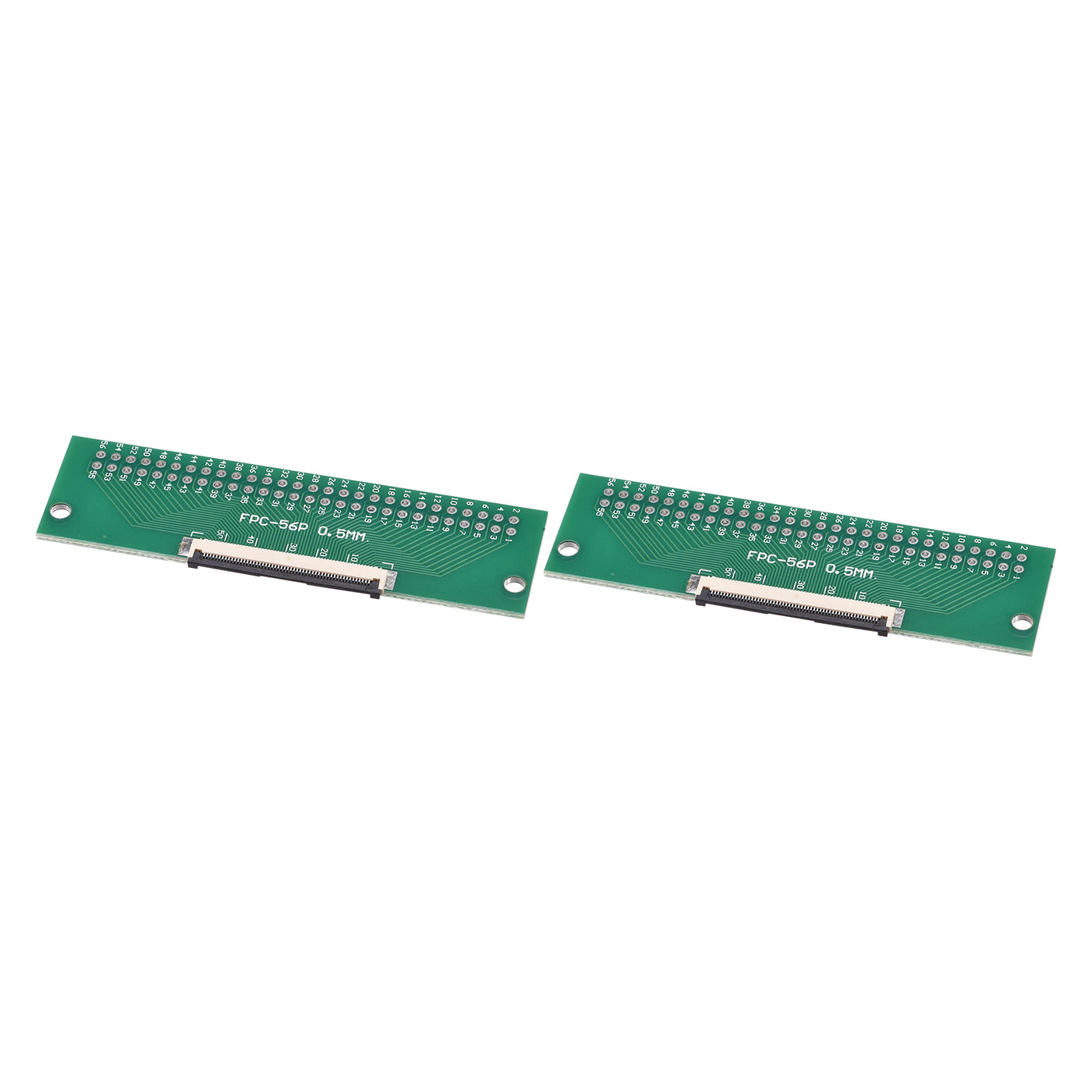 Harfington FFC FPC PCB Converter Board 54 Pin 0.5mm Pitch to DIP 2.54mm Single Side 2pcs