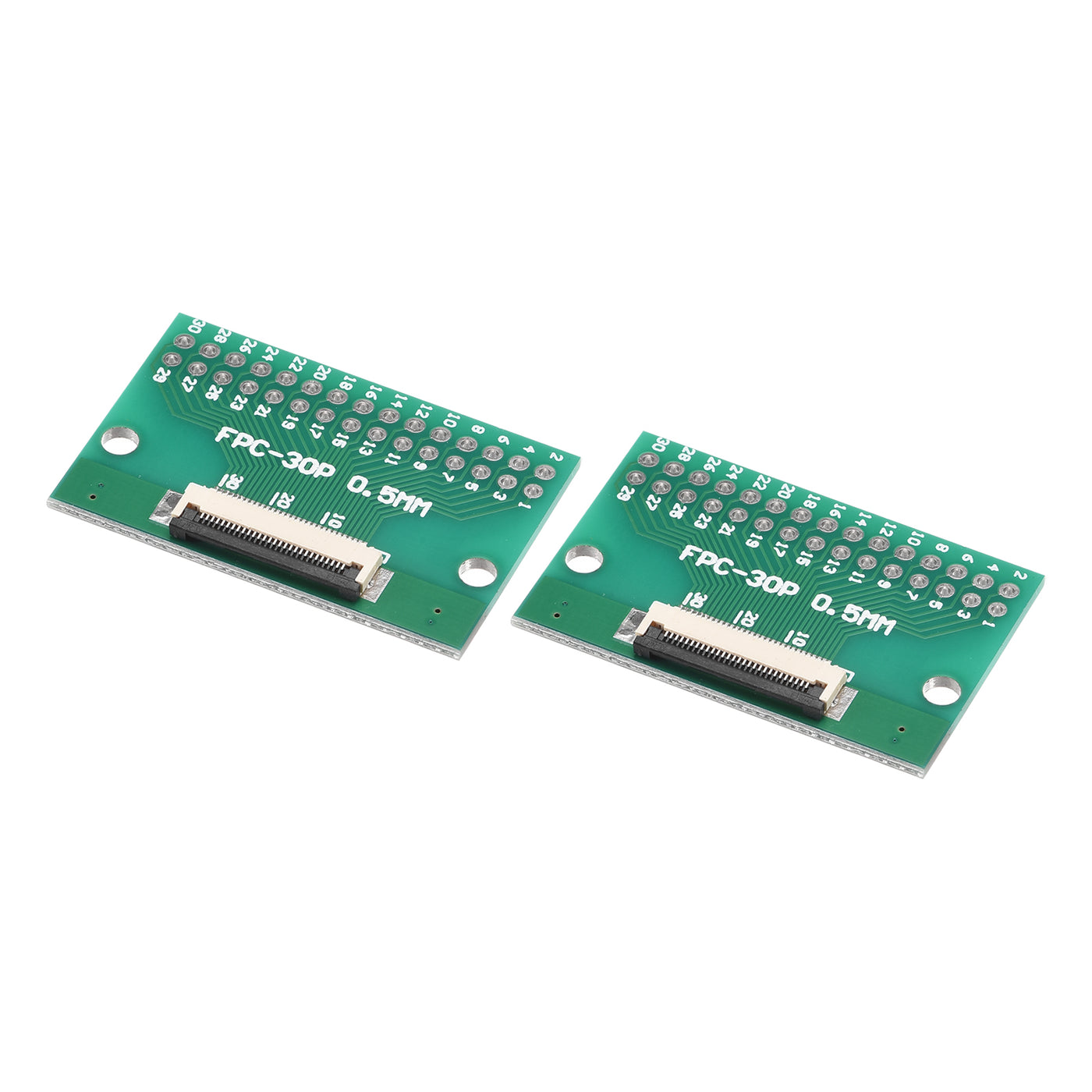 Harfington FPC Converter Board 28P 0.5mm on Socket Side, Back 1.0mm, to DIP 2.54mm 2pcs