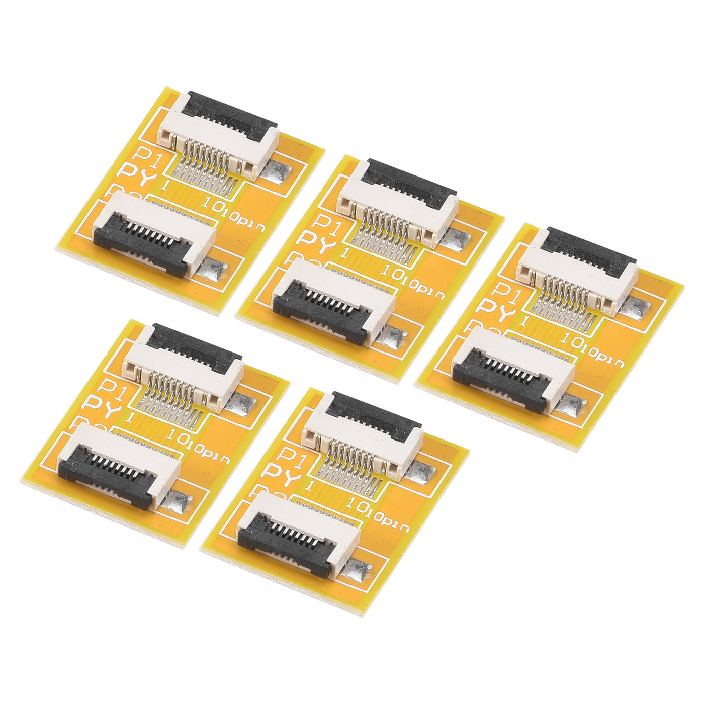 Harfington FFC FPC Extension Board PCB Extend Connector 8 Pin 0.5mm Pitch Single Side 5pcs
