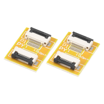 Harfington FFC FPC Extension Board PCB Extend Connector 10 Pin 0.5mm Pitch Single Side 2pcs