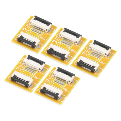 Harfington FFC FPC Extension Board PCB Extend Connector 10 Pin 0.5mm Pitch Single Side 5pcs