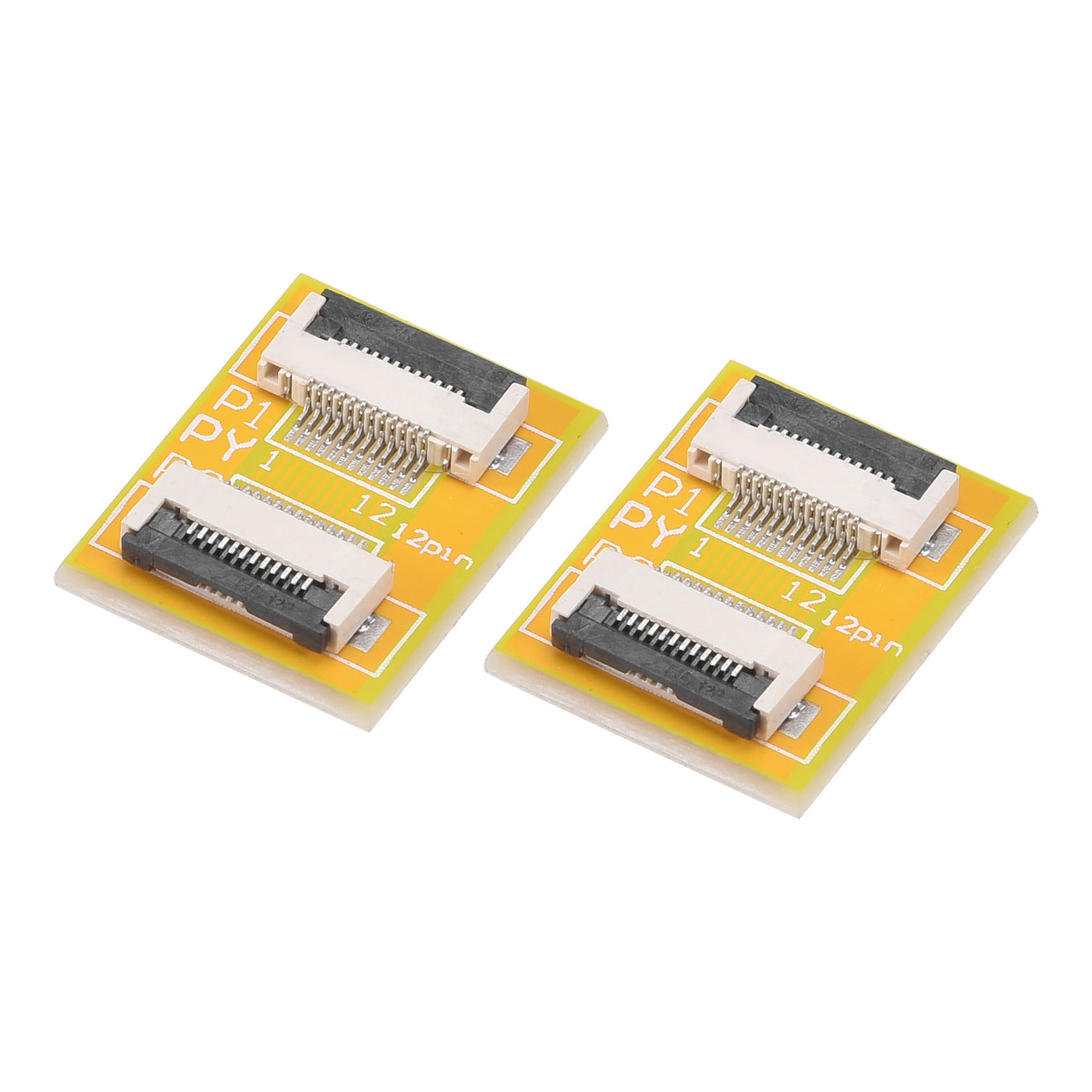Harfington FFC FPC Extension Board PCB Extend Connector 12 Pin 0.5mm Pitch Single Side 2pcs