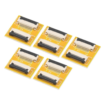 Harfington FFC FPC Extension Board PCB Extend Connector 16 Pin 0.5mm Pitch Single Side 5pcs