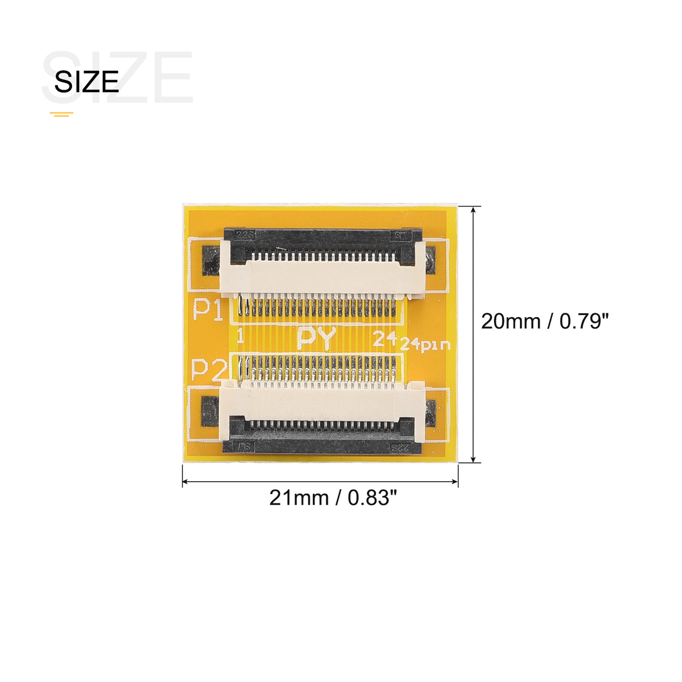 FFC FPC Extension Board PCB Extend Connector 22 Pin 0.5mm Pitch Single ...