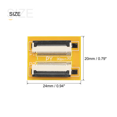 Harfington FFC FPC Extension Board PCB Extend Connector 26 Pin 0.5mm Pitch Single Side 5pcs