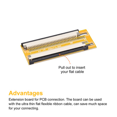 Harfington FFC FPC Extension Board PCB Extend Connector 34 Pin 1.0mm Pitch Single Side 3pcs