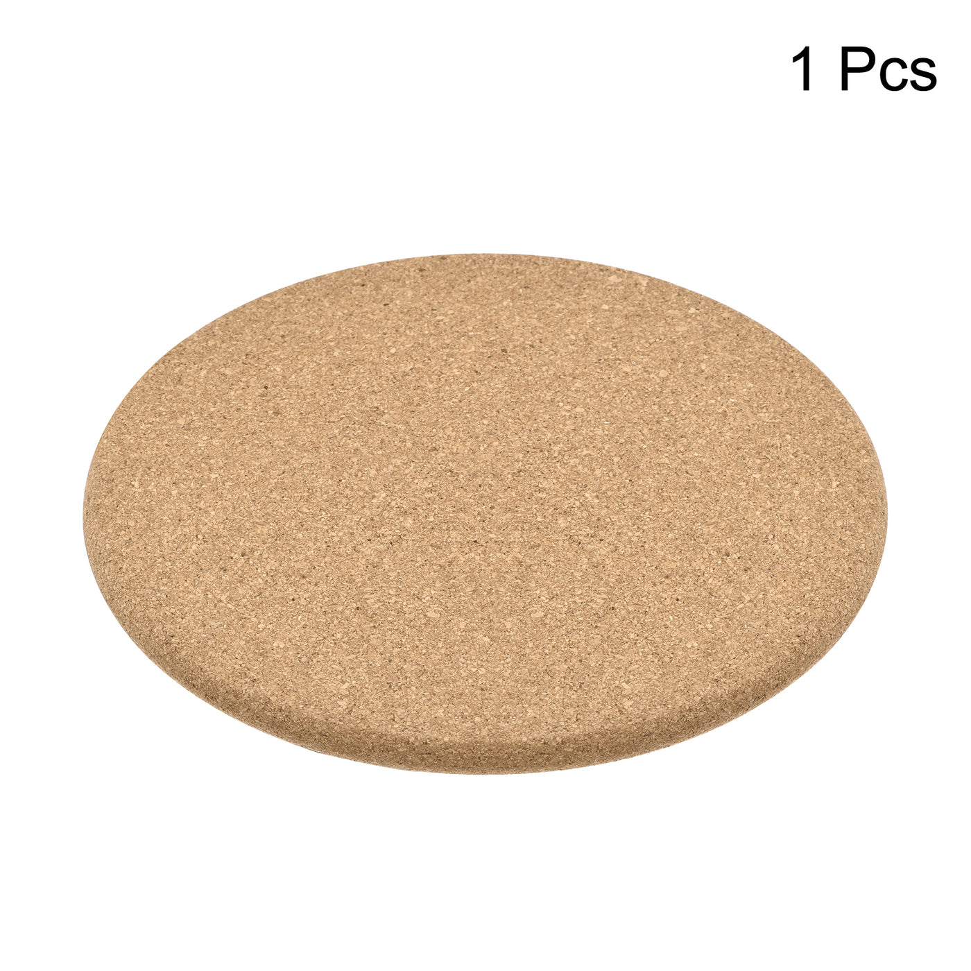 uxcell Uxcell 160mm(6.3") Round Coasters 10mm Thick Cork Cup Mat Pad Round Edge