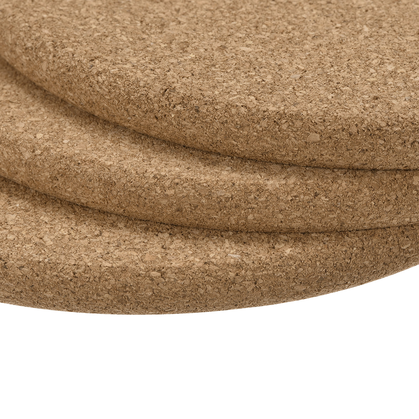 uxcell Uxcell 190mm(7.48") Round Coasters 10mm Thick Cork Cup Mat Pad Round Edge 4pcs