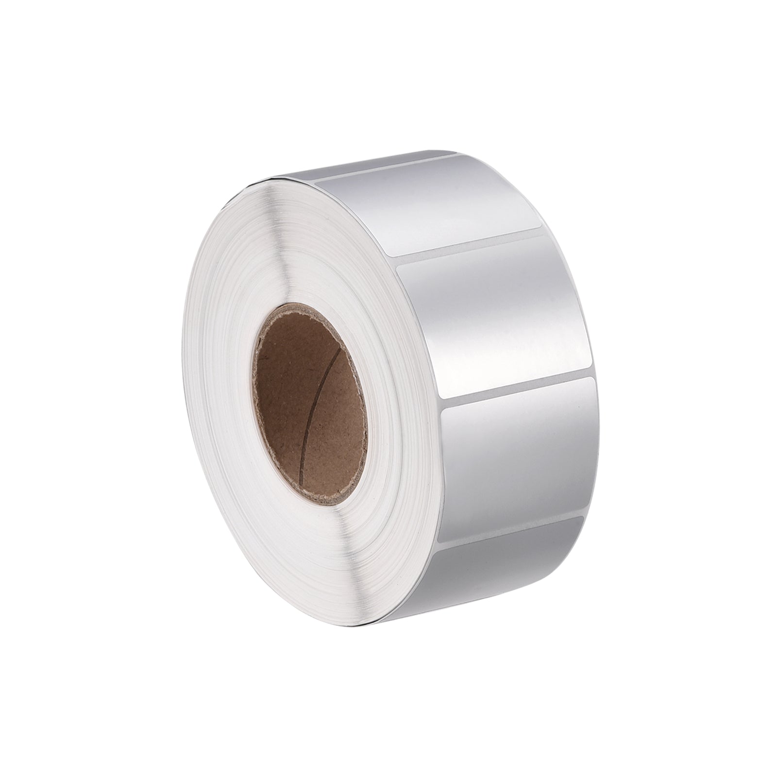 Rectangle Label Sticker Metallic Silver 1.57x1.18 Inch 1 Row 1500 Label ...