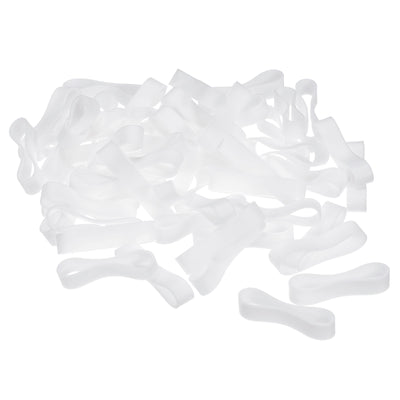 Harfington Silicone Rubber Bands Rings for Wire Cord Cable Wrapping, Bundle