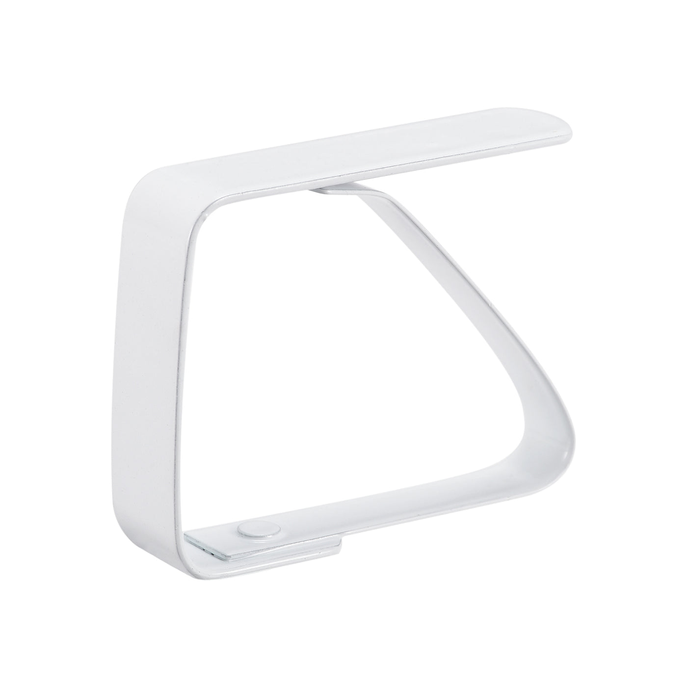 uxcell Uxcell Tablecloth Clips 50mm x 40mm 420 Stainless Steel Table Cloth Holder White 2 Pcs
