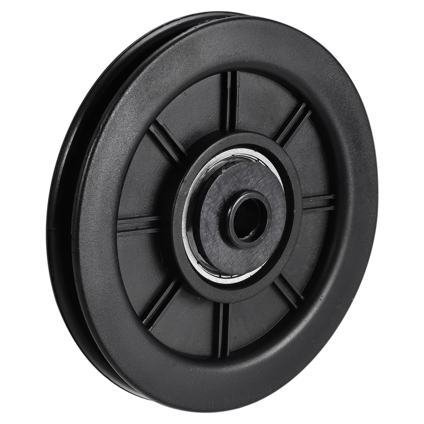 uxcell Uxcell 100mm Bearing Pulley Wheel Cable Fitness Equipment Accessories