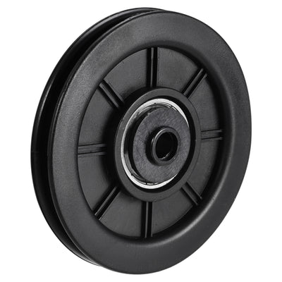Harfington Uxcell 100mm Bearing Pulley Wheel Cable Fitness Equipment Accessories