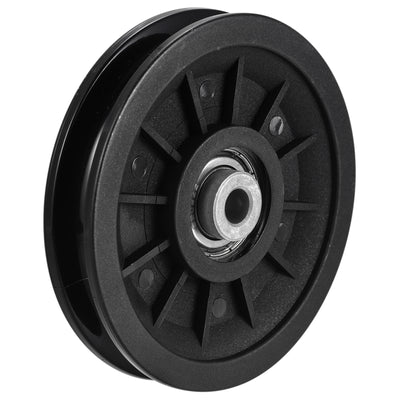 Harfington Uxcell 108mm Bearing Pulley Wheel Cable Fitness Equipment Accessories