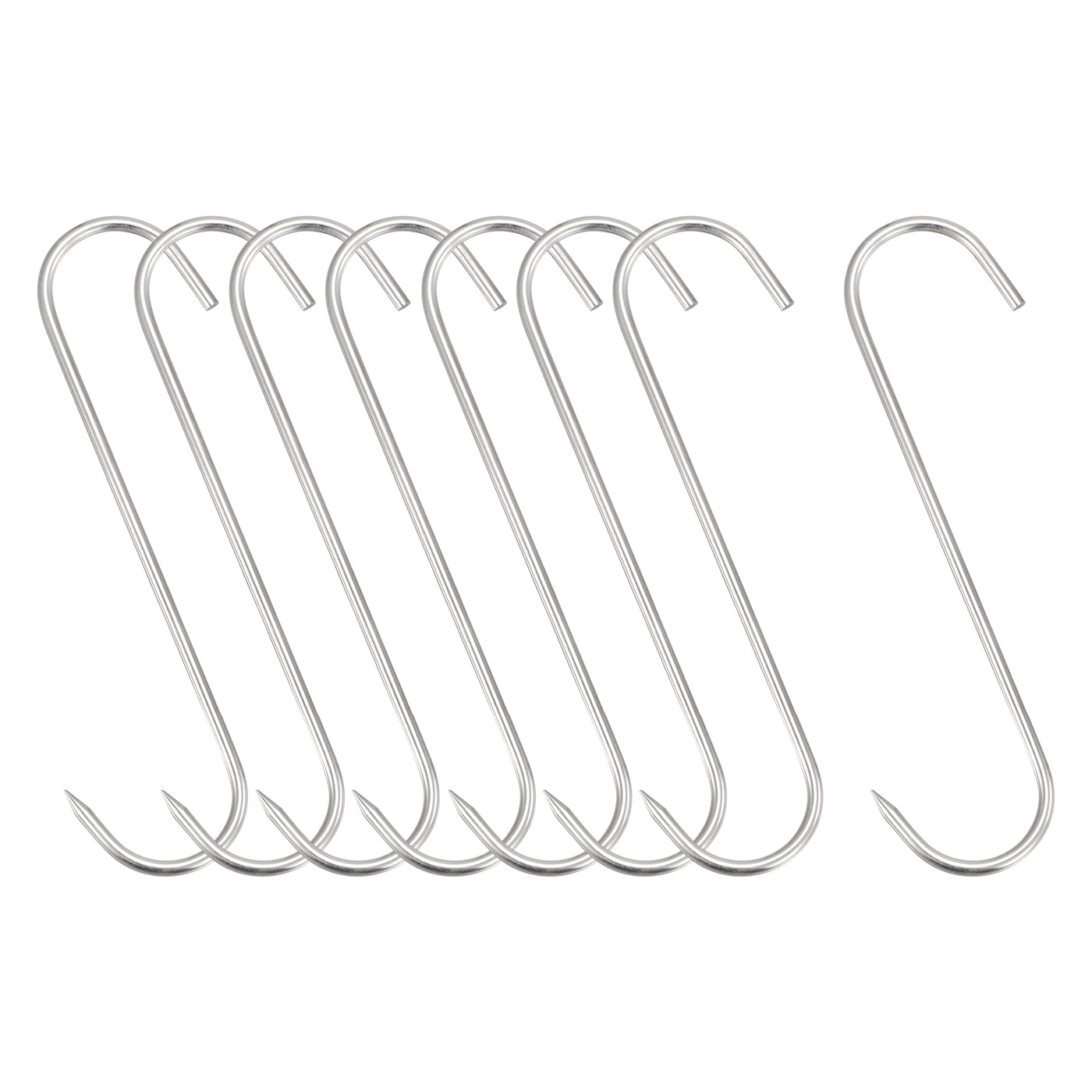 uxcell Uxcell Meat Hooks, Stainless Steel S-Hook, Meat Processing for Chicken Hanging