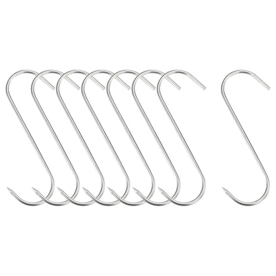 Harfington Uxcell Meat Hooks, Stainless Steel S-Hook, Meat Processing for Chicken Hanging