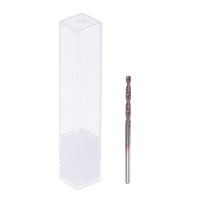 Harfington Uxcell 1.8mm DIN K45 Tungsten Carbide AlTiSin Coated Drill Bit for Stainless Steel