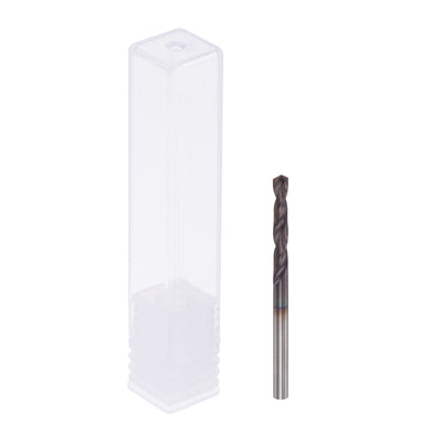 Harfington Uxcell 2.5mm DIN K45 Tungsten Carbide AlTiSin Coated Drill Bit for Stainless Steel