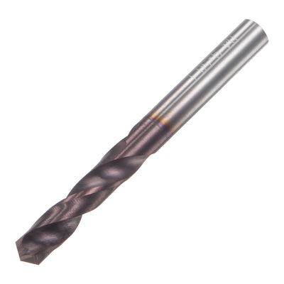 Harfington Uxcell 4.9mm DIN K45 Tungsten Carbide AlTiSin Coated Drill Bit for Stainless Steel