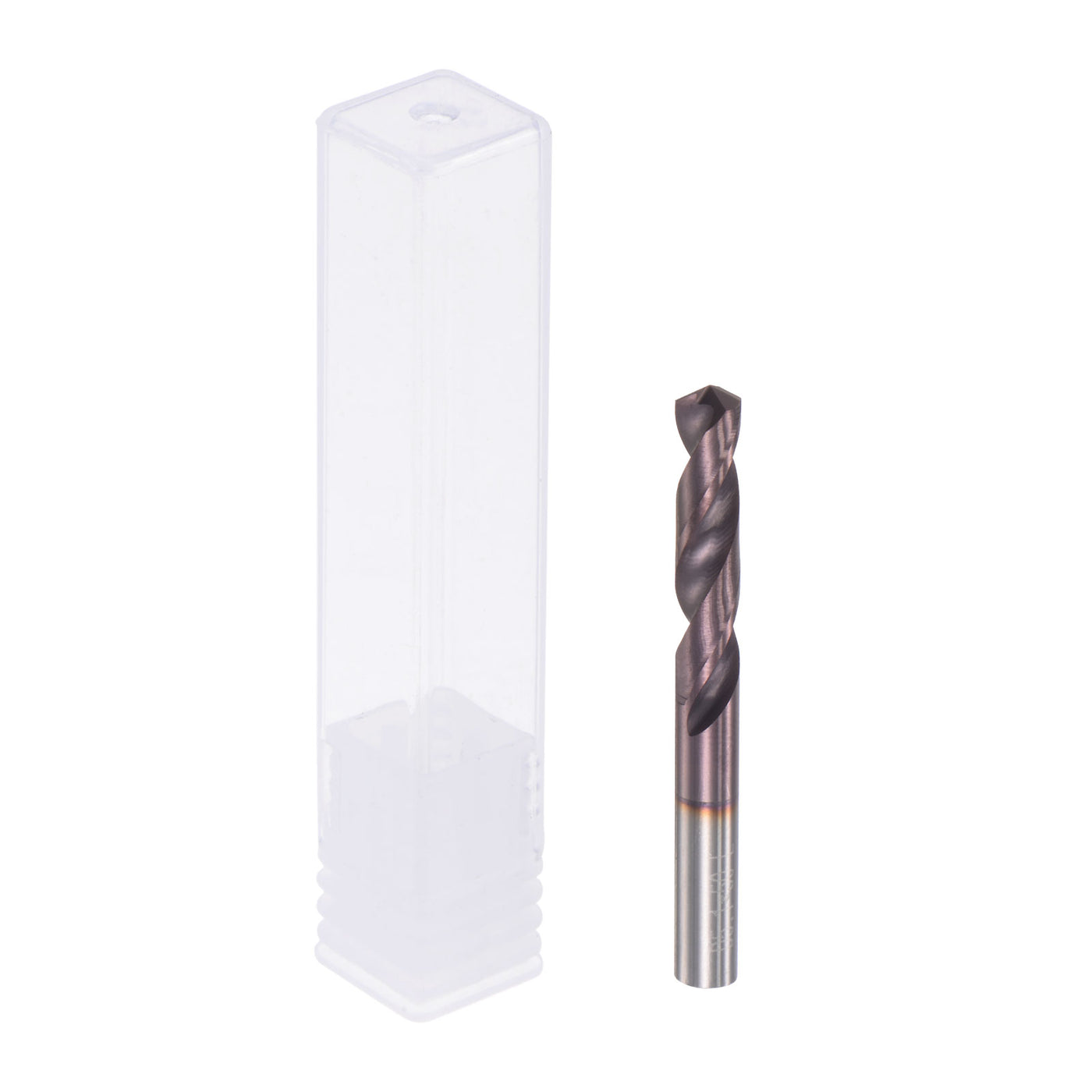 uxcell Uxcell 5.1mm DIN K45 Tungsten Carbide AlTiSin Coated Drill Bit for Stainless Steel